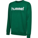 HMLGO KIDS COTTON LOGO SWEATSHIRT EVERGREEN