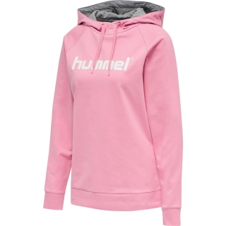 HMLGO COTTON LOGO HOODIE WOMAN COTTON CANDY