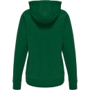 HMLGO COTTON LOGO HOODIE WOMAN EVERGREEN