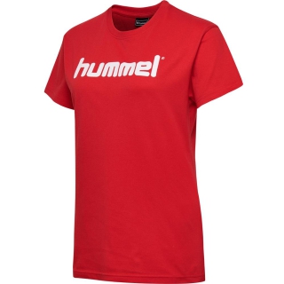 HMLGO COTTON LOGO T-SHIRT WOMAN S/S TRUE RED