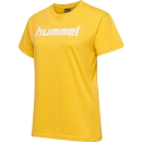 HMLGO COTTON LOGO T-SHIRT WOMAN S/S SPORTS YELLOW