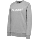 HMLGO COTTON LOGO SWEATSHIRT WOMAN GREY MELANGE