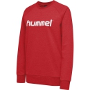 HMLGO COTTON LOGO SWEATSHIRT WOMAN TRUE RED