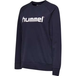 HMLGO COTTON LOGO SWEATSHIRT WOMAN MARINE