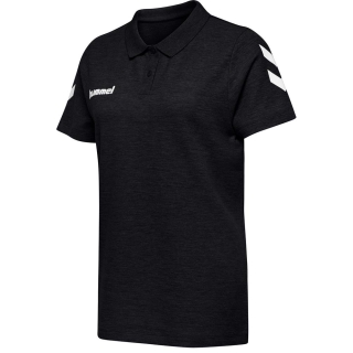 HMLGO COTTON POLO WOMAN BLACK