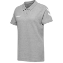 HMLGO COTTON POLO WOMAN GREY MELANGE