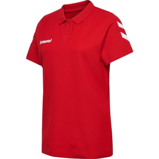 HMLGO COTTON POLO WOMAN TRUE RED