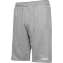 HMLGO COTTON BERMUDA SHORTS GREY MELANGE