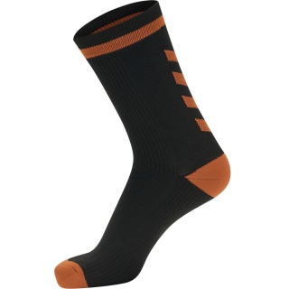 ELITE INDOOR SOCK LOW BLACK/ORANGE TIGER