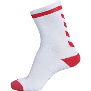 ELITE INDOOR SOCK LOW WHITE/TRUE RED