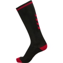 ELITE INDOOR SOCK HIGH BLACK/RED