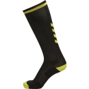 ELITE INDOOR SOCK HIGH BLACK/BLAZING YELLOW