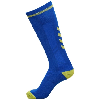 ELITE INDOOR SOCK HIGH TRUE BLUE/BLAZING YELLOW