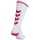 ELITE INDOOR SOCK HIGH WHITE/TRUE RED