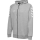 HMLGO COTTON ZIP HOODIE GREY MELANGE