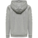 HMLGO KIDS COTTON ZIP HOODIE GREY MELANGE