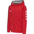 HMLGO KIDS COTTON ZIP HOODIE TRUE RED