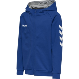 HMLGO KIDS COTTON ZIP HOODIE TRUE BLUE