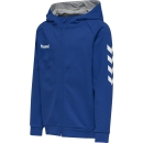 HMLGO KIDS COTTON ZIP HOODIE TRUE BLUE