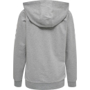 HMLGO COTTON ZIP HOODIE WOMAN GREY MELANGE