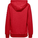 HMLGO COTTON ZIP HOODIE WOMAN TRUE RED