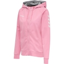 HMLGO COTTON ZIP HOODIE WOMAN COTTON CANDY