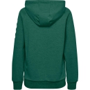 HMLGO COTTON ZIP HOODIE WOMAN EVERGREEN