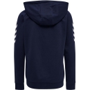 HMLGO COTTON ZIP HOODIE WOMAN MARINE