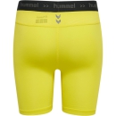 HML FIRST PERFORMANCE KIDS TIGHT SHORTS BLAZING YELLOW