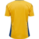 hmlAUTHENTIC POLY JERSEY S/S SPORTS YELLOW/TRUE BLUE
