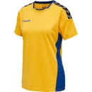 hmlAUTHENTIC POLY JERSEY WOMAN S/S SPORTS YELLOW/TRUE BLUE