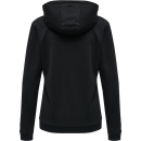hmlAUTHENTIC POLY HOODIE WOMAN BLACK/WHITE