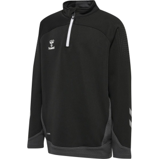 hmlLEAD HALF ZIP KIDS  BLACK