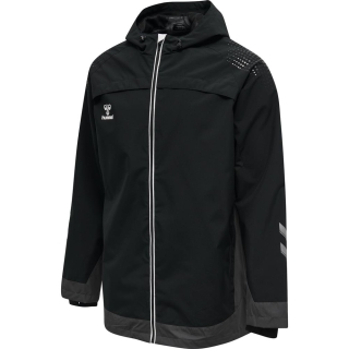 hmlLEAD ALL WEATHER JACKET  BLACK