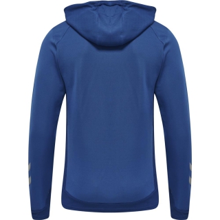 hmlLEAD POLY HOODIE TRUE BLUE