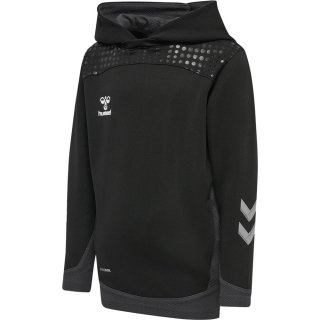 hmlLEAD POLY HOODIE KIDS  BLACK