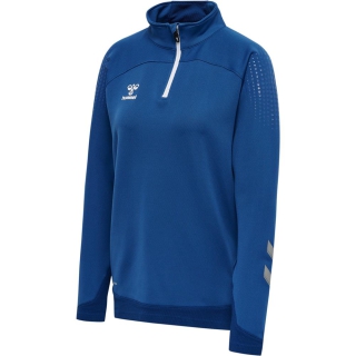 hmlLEAD WOMAN HALF ZIP  TRUE BLUE