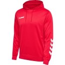 hmlPROMO POLY HOODIE TRUE RED