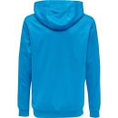 hmlPROMO KIDS POLY HOODIE DIVA BLUE