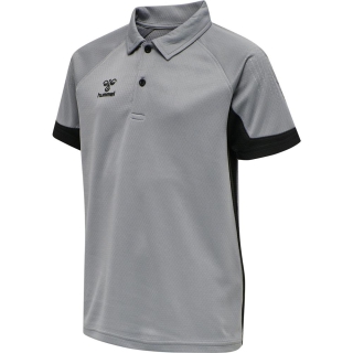 hmlLEAD FUNCTIONAL KIDS POLO GREY MELANGE