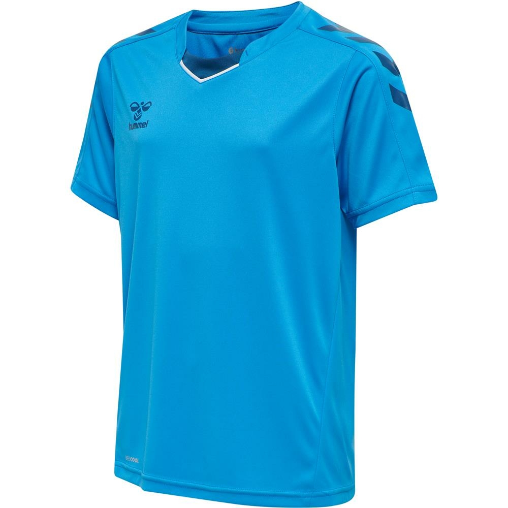 Maglia Uomo Hummel Hmlcore Xk Poly Jersey S/S - Nero, Taglia L, Traspirante Beecool