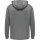 hmlCORE XK POLY ZIP HOOD SWEAT GREY MELANGE