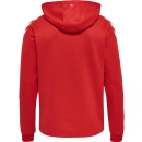 hmlCORE XK POLY ZIP HOOD SWEAT TRUE RED