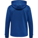 hmlCORE XK POLY ZIP HOOD SWEAT TRUE BLUE