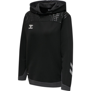 hmlLEAD WOMEN POLY HOODIE BLACK