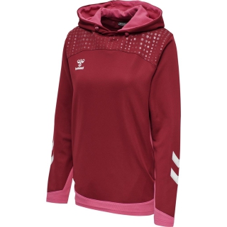 hmlLEAD WOMEN POLY HOODIE BIKING RED