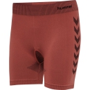 HUMMEL FIRST SEAMLESS TRAINING SHORT TIGHTS WOMAN MARSALA