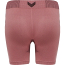 HUMMEL FIRST SEAMLESS TRAINING SHORT TIGHTS WOMAN DUSTY ROSE