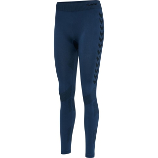 HUMMEL FIRST SEAMLESS TRAINING TIGHTS WOMEN DARK DENIM