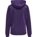 hmlCORE XK POLY SWEAT HOODIE WOMAN ACAI/WHITE